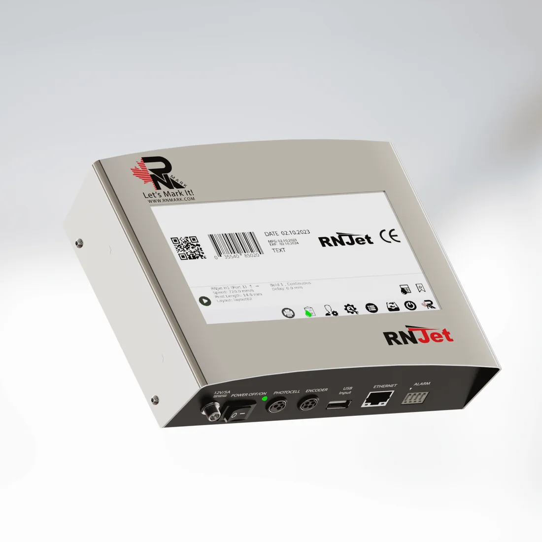 RNJet 7-inch touchscreen controller
