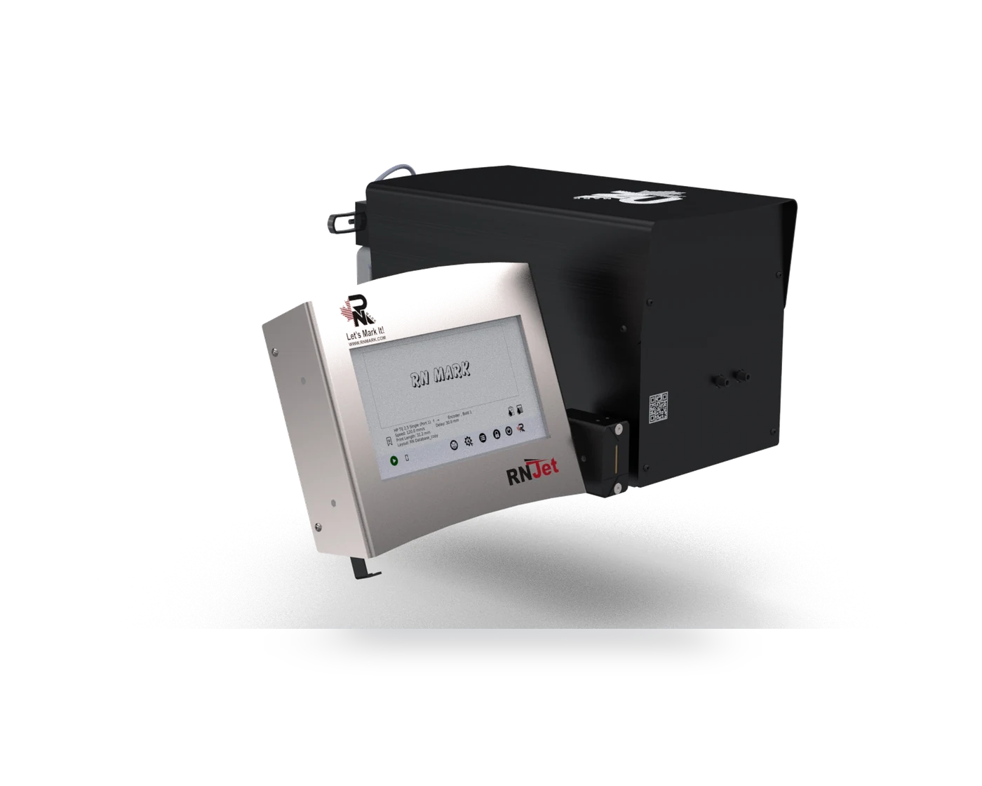 RNJet 100+ piezo inkjet printer with motorized bulk ink system
