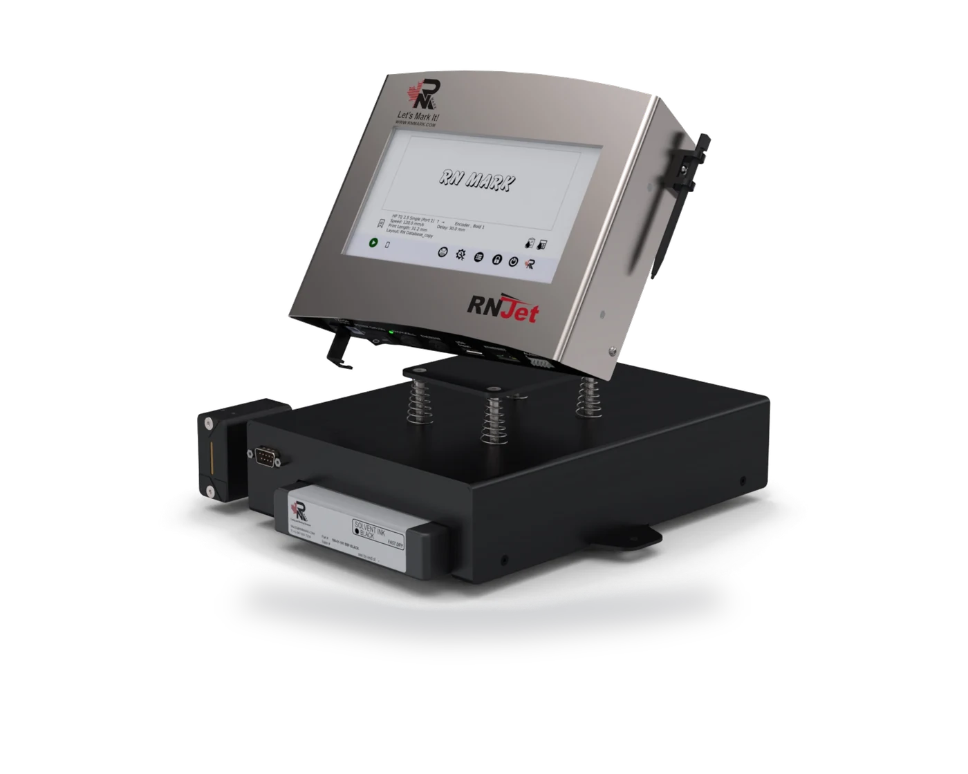 RNJet 100 XL piezo inkjet printer with high-capacity cartridge