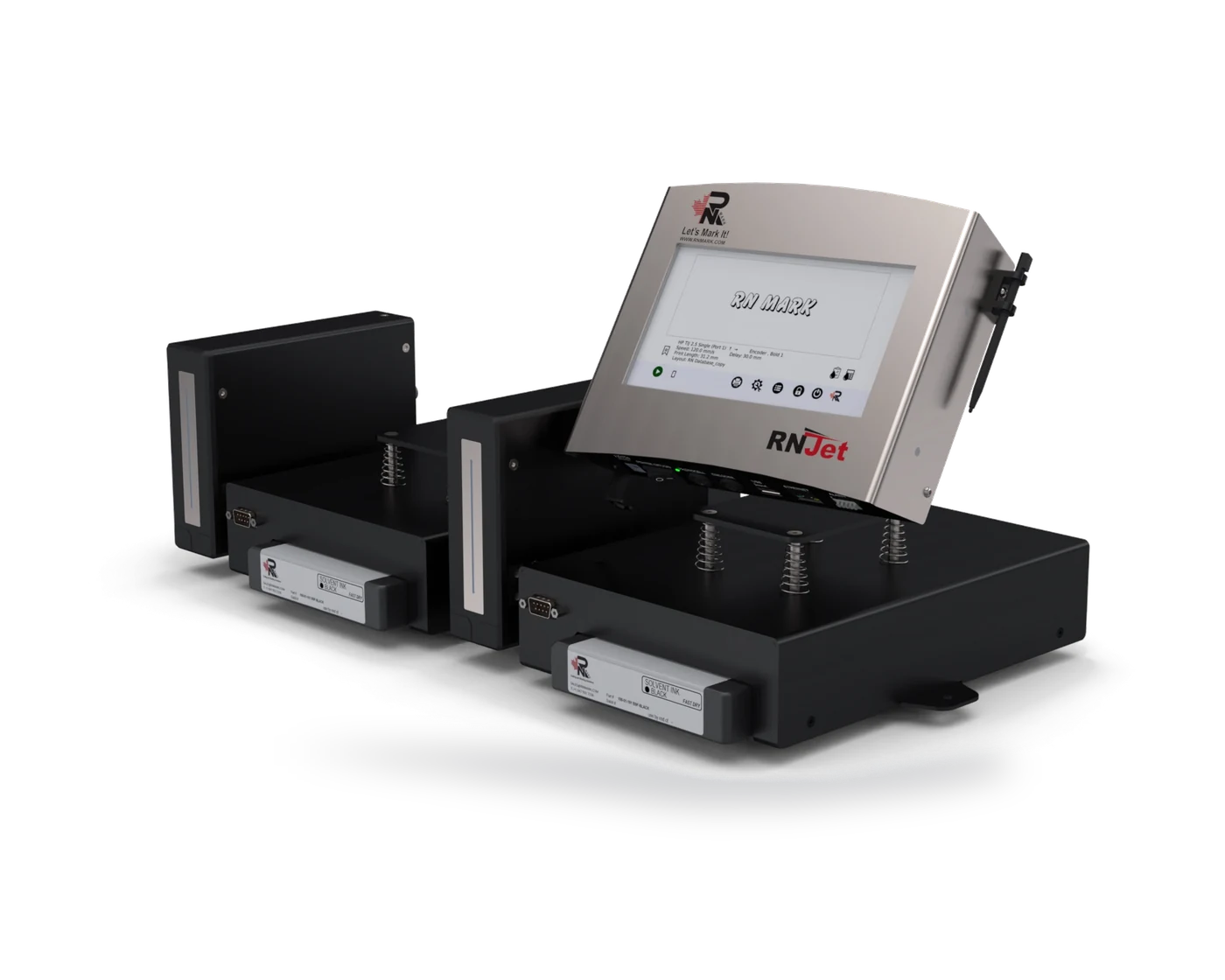 RNJet 140 XL piezo box and pallet printer with high-capacity cartridge
