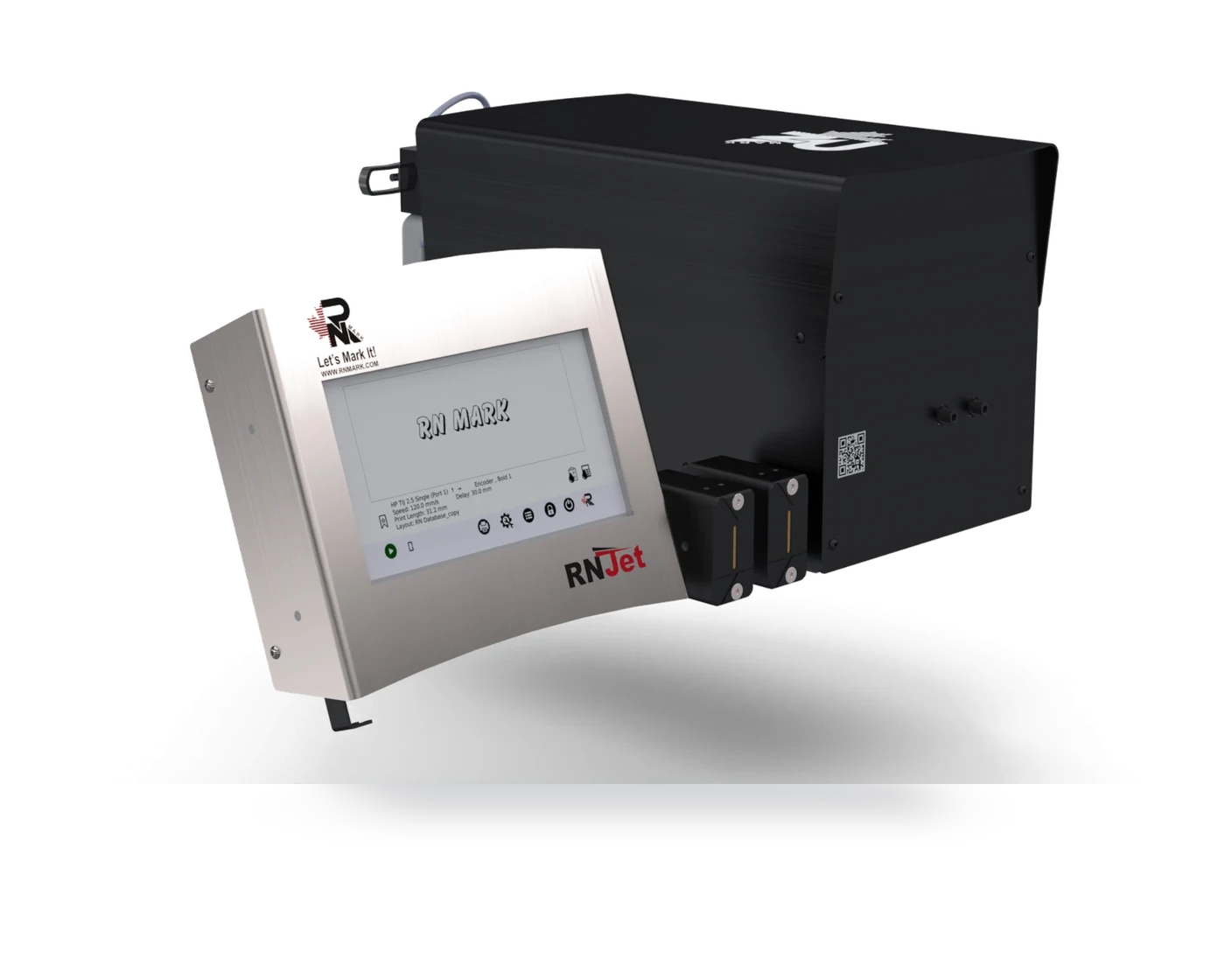 RNJet 200+ piezo inkjet printer with motorized bulk ink system