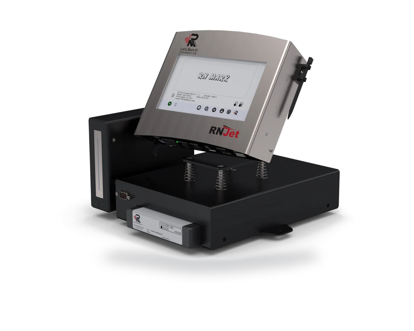 RNJet 72 XL piezo box and pallet printer with high-capacity cartridge