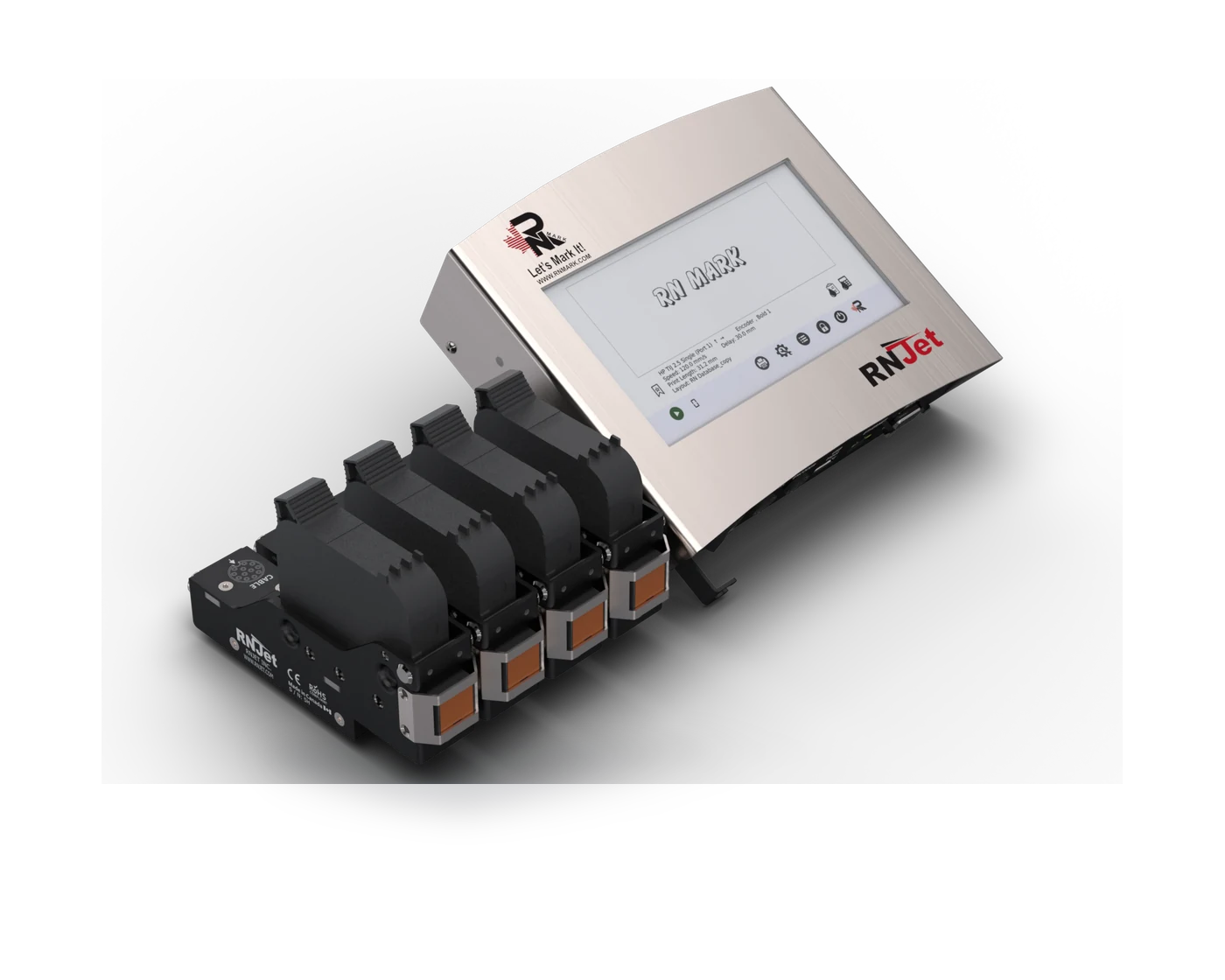 RNJet H4 multi-head thermal inkjet printer manufactured by RNJet