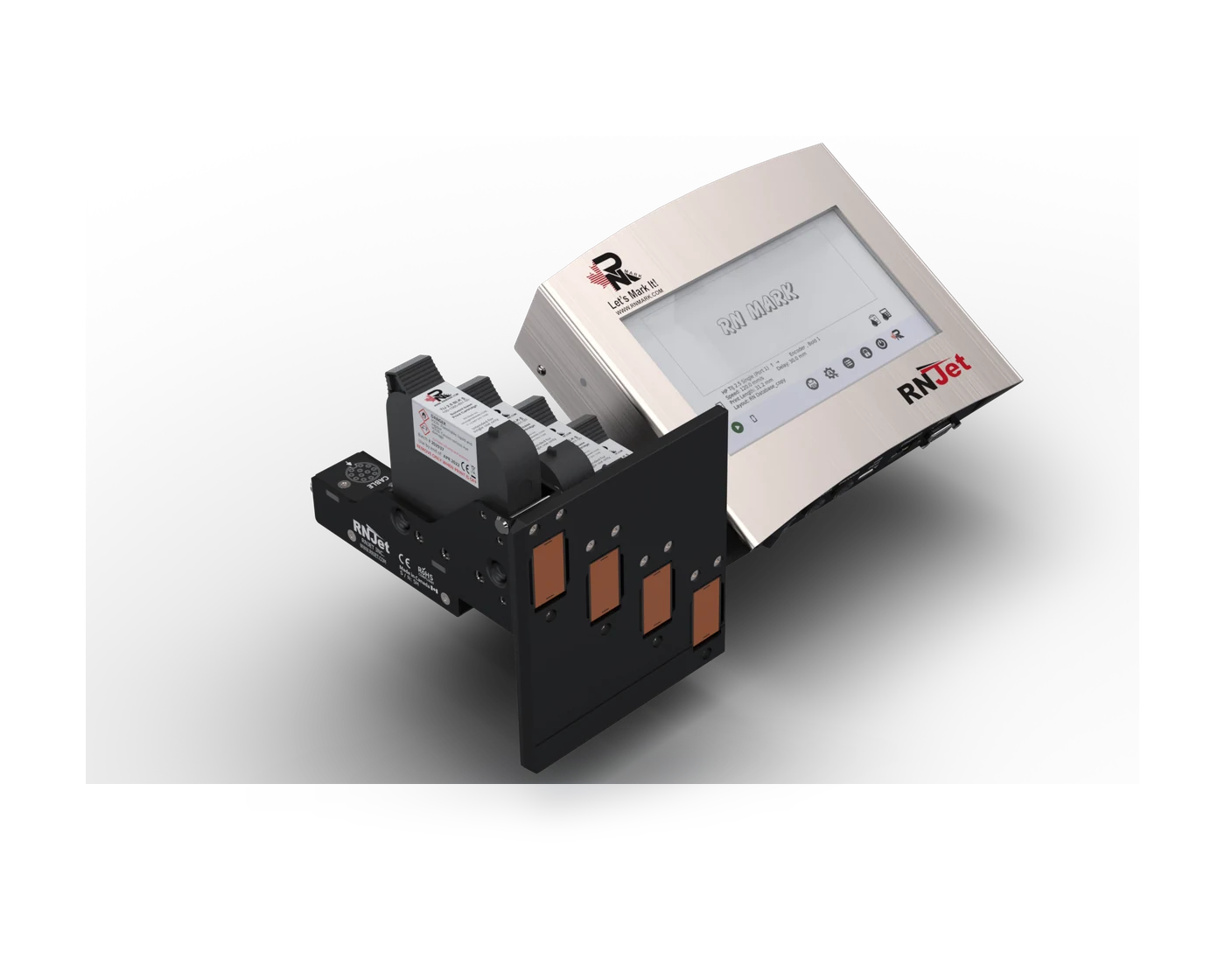 RNJet T4 ST stitched quad-head batch coder