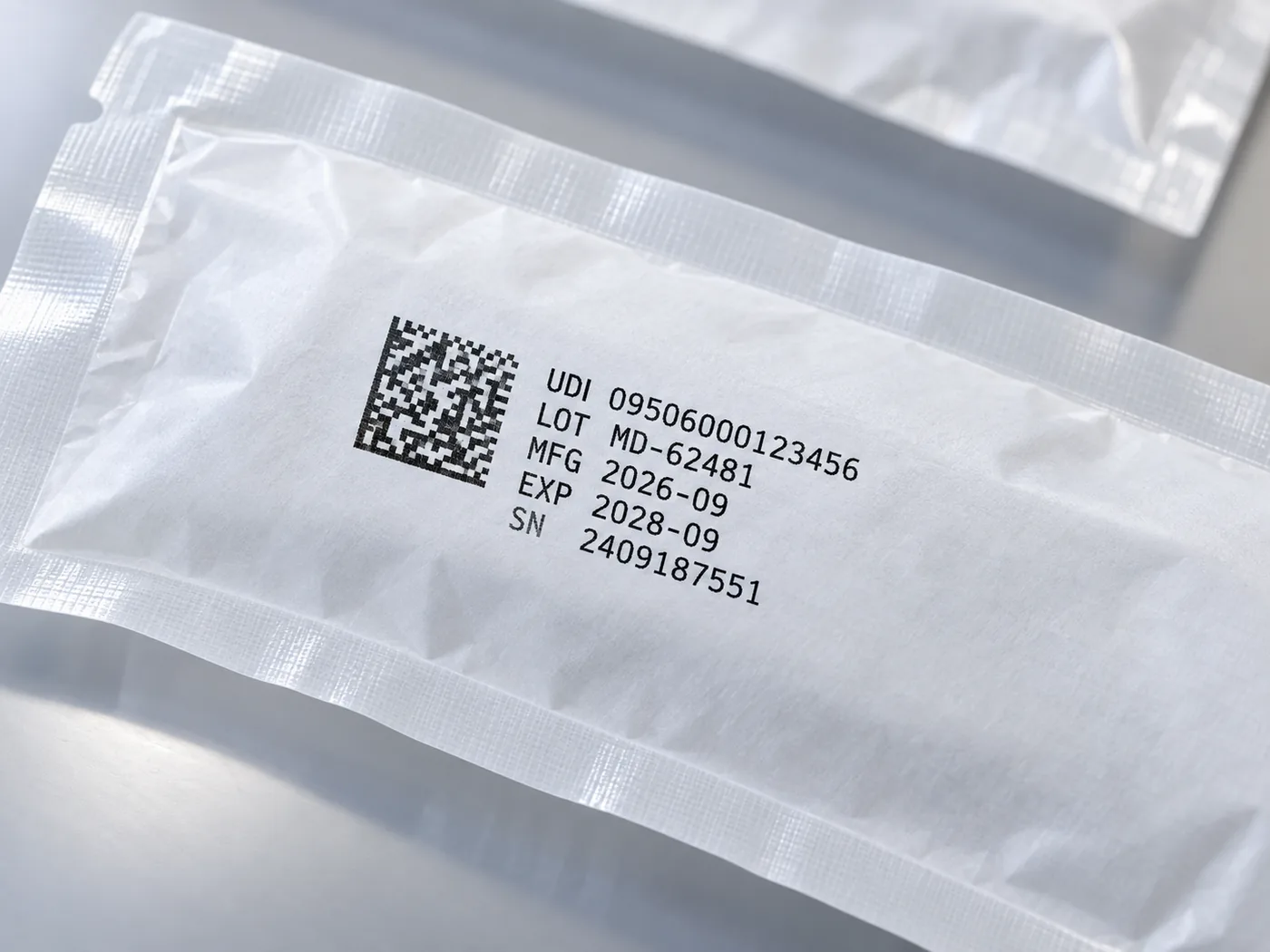 RNJet H1 UDI marking for medical device packaging